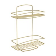 METALTEX Polica Onda kupaonska željezna, zlatna boja