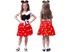 Kostim Minnie Mouse za djevojčice, L/XL, crveno-crni