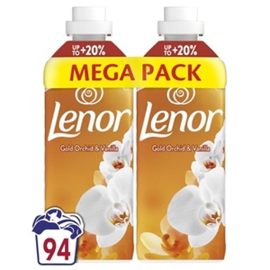 LENOR Omekšivač za rublje, Gold Premium, 987 ml, 2 kom