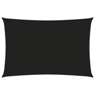 Jedro protiv sunca od tkanine Oxford pravokutno 2 x 4 m crno