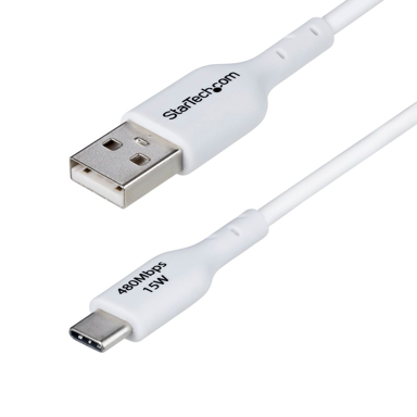 STARTECH USB kabel USB2AC2MNCWHE, USB-A na USB-C, USB 2.0, 2 m, bijela