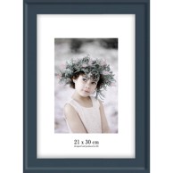 STYLER Plavi zidni okvir Malaga, 28 x 37 cm