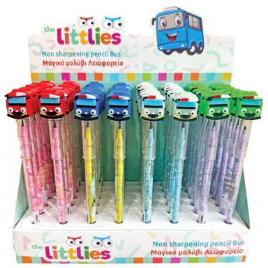 DIAKAKIS Grafitna olovka u nastavcima Littlies Bus 000647028, sortirano