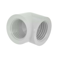 BARROW Adapter 90°, G1/4 inča ženski na G1/4 inča ženski, bijeli