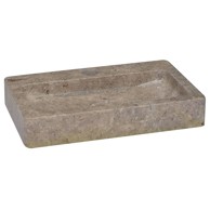 Umivaonik sivi 38 x 24 x 6,5 cm mramorni