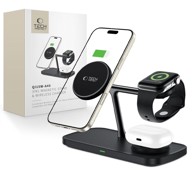 TECH-PROTECT Punjač bežični A45 MagSafe za telefon / Apple Watch / AirPods 15W, crni