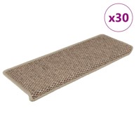 Samoljepljivi otirači za stepenice 30kom 65x21x4cm boja pijeska