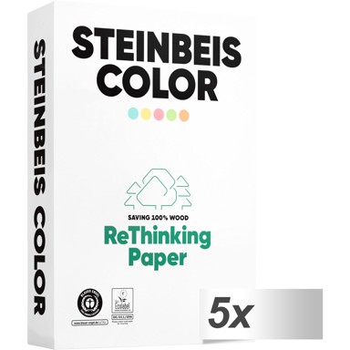 STEINBEIS Papir A4 Magic Colour 80 g, zeleni, 5 x 500 listova
