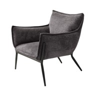 UNIQUE FURNITURE Siva fotelja za opuštanje Calgary, 82x71x83 cm