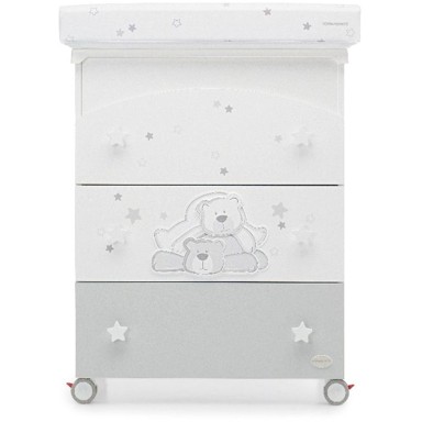 FOPPAPEDRETTI Komoda, Dolcestella, bijela