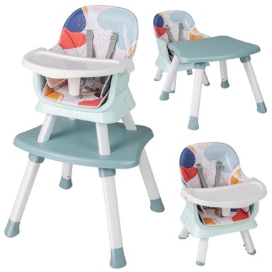 NORTHIX Hranilica za bebe 6 u 1, podesivi pladanj i PP materijal