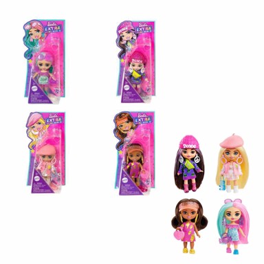 BARBIE Mini lutke, 8 cm, 4s