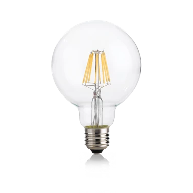 LED žarulja E27 GLOBO D095, 8W, 3000K, 1050 lm, transparentna, ID101323