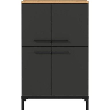 Visoki kupaonski ormarić Yonkers, 60x97 cm, siva