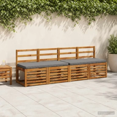 Jastučić za klupu Vught 120 x 50 cm melange, sivi