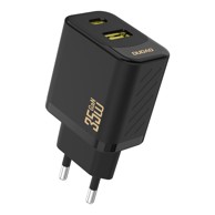DUDAO Punjač zidni A27 MaxC USB-C + USB-A GaN 35W, crni