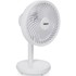 TRISTAR Punjivi stolni ventilator, bijeli