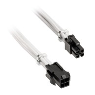 BITFENIX Alchemy 4-Pin ATX12V produžni kabel, 45 cm, sleeved - bijeli BFA-MAC-4ATX45WK-RP
