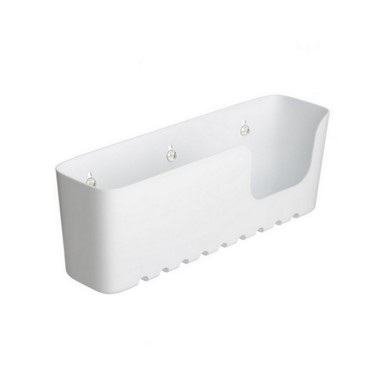 TATAY Kupaonski dodatak zidna košara za odlaganje 30x8,5x11 cm bijela