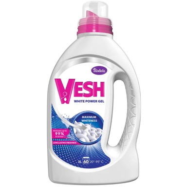 VESH Deterdžent za rublje White Gel, 3 L