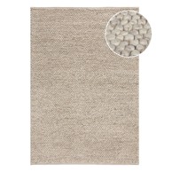 FLAIR RUGS Svijetlo sivi ručno rađen tepih od mješavine vune 80x150 cm Minerals