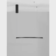 NOVA LUCE Visilica Tarquin NL9345601, LED 37 W, 3000 K, 1274 lm, dimabilna, IP20, crna