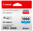 CANON Tinta za printer PFI-1000 C cyan
