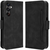 Preklopna futrola za Samsung Galaxy A25 5G, utor za karticu, crna