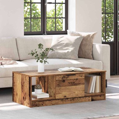 Kava stol 100 x 50 x 36 cm, konstruirano drvo, staro drvo