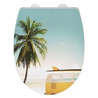 WENKO WC daska s automatskim zatvaranjem 36,5 x 45 cm Corbara 