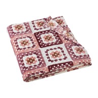  CATHERINE LANSFIELD Ružičasta deka od mikropliša, 130x170 cm, Crochet Print