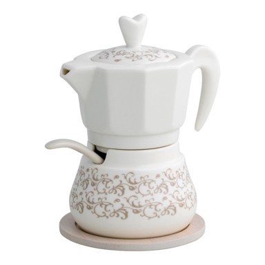 BRANDANI Set posude za šećer i vrča za mlijeko Riccioli di Fata