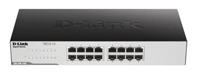 D-LINK Switch GO-SW-16G, Gigabit GOSwitch, 10/100/1000 Mbps, 16-port