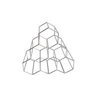 CASA COLLECTION Stalak za 6 butelja Cromato