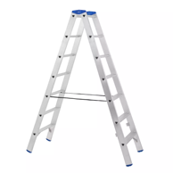 Aluminijske dvostrane ljestve 2x7 gazišta (1.7 m)