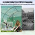 HOMESTAR Staklenik 3 razine 58x44x78 cm, siv