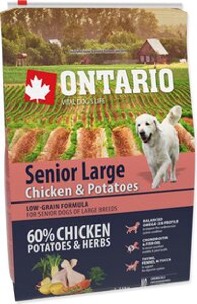 ONTARIO Hrana za pse Senior Dog Large Breed 2,25 kg, piletina i krumpir