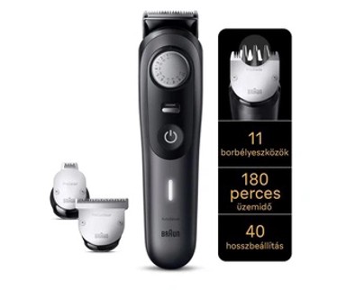 BRAUN Aparat za šišanje/trimer BT9441 +11 nastavaka, kosa, brada, crni