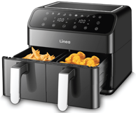 LINEA Dvostruka friteza na vrući zrak LAFD-0639, 8 l