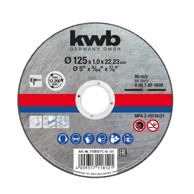 KWB Rezna ploča za metal OPP 125x1,0 mm