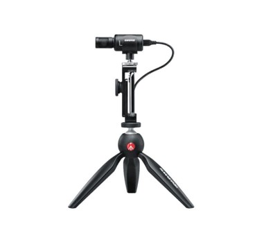 SHURE Stolni kondenzatorski mikrofon MV88+ VIDEO KIT, crni