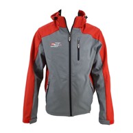 AWTOOLS Softshell jakna, T4, veličina XXL, crveno-siva