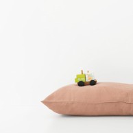 LINEN TALES Terracotta smeđa lanena jastučnica 70x90 cm