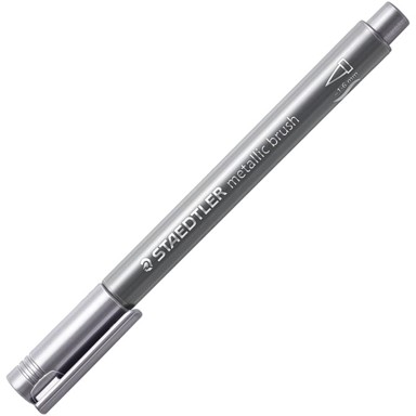 STAEDTLER Marker nepermanentni 1-6mm Metallic brush 8321-81 srebrni