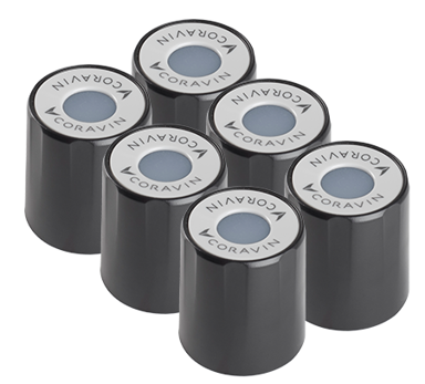 CORAVIN Zatvarač za vino, 6 kom, crni