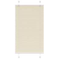 Roleta plisirana, 80x150 cm, širina tkanine 79,4 cm, krem