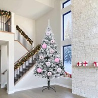 Set božićnih ukrasnih kuglica 3 kom, ružičaste