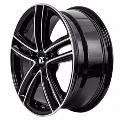 RC DESIGN Aluminijski naplatak RC27 6x15 5/114,3 ET43, sjajna crna polirana