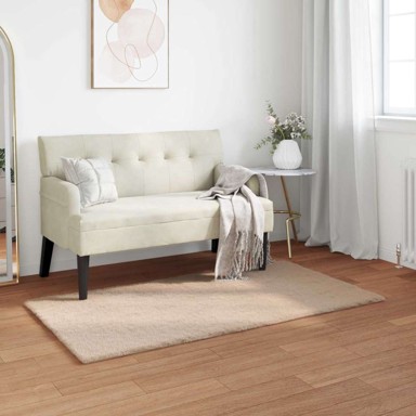 Tepih od umjetnog krzna zeca Olite 60 x 110 cm, poliester, sivo-smeđi