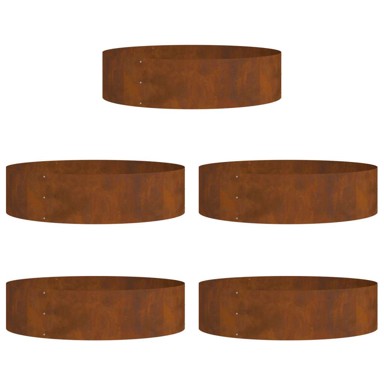 Set corten čeličnih sadilica